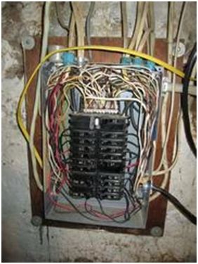 crowded junction box|overcrowded electrical boxes.